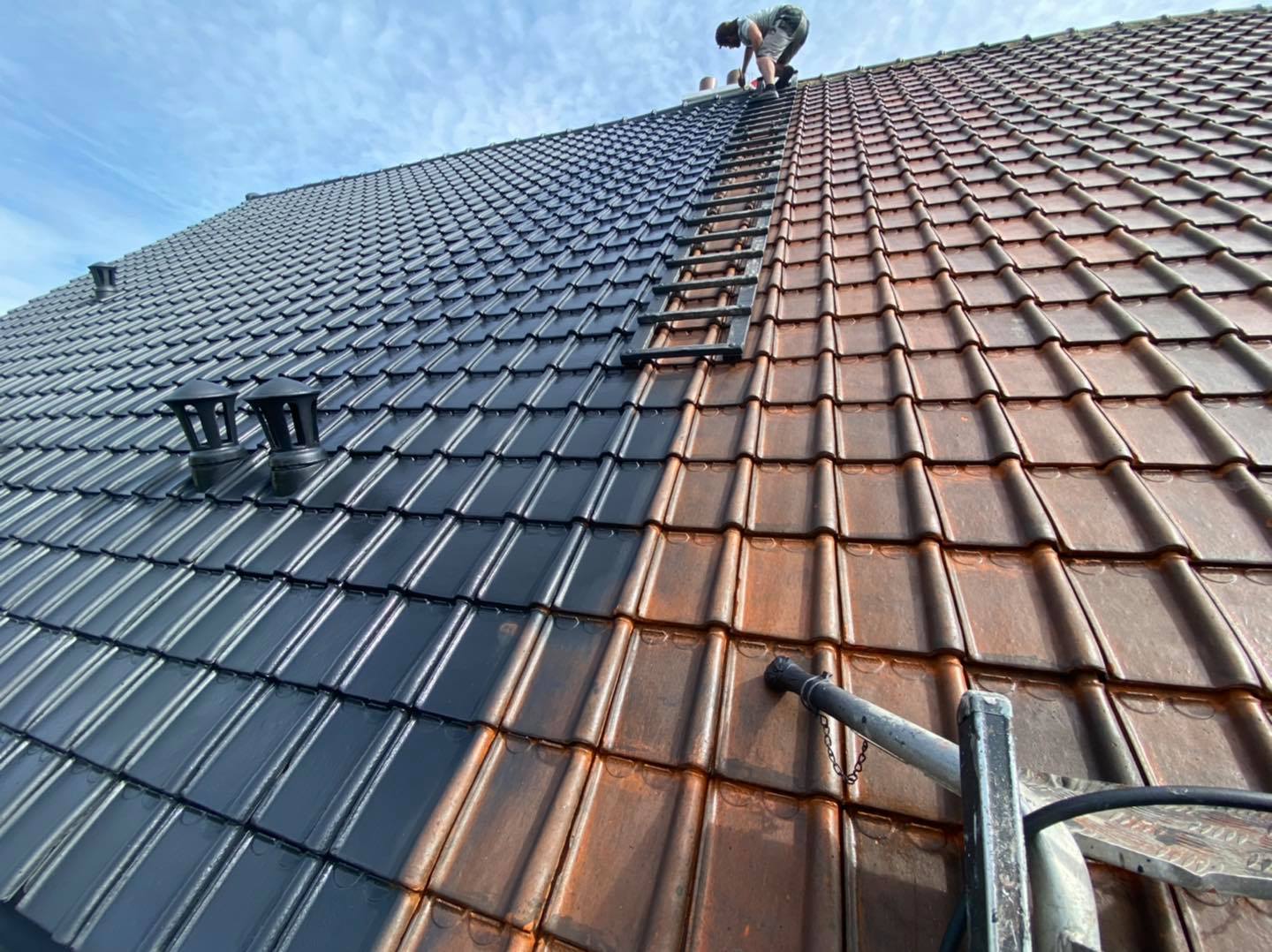 Travaux de toiture, pose de tuiles et finitions